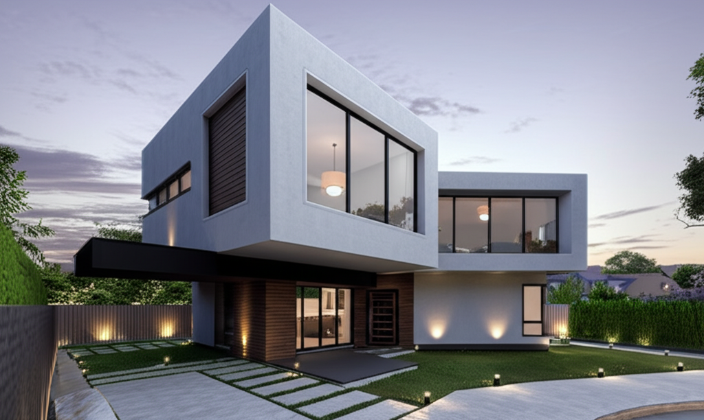 Modern house exterior